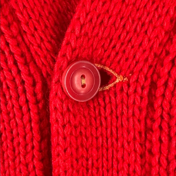 JIM THORPE Olympians High School Vintage 50’s Red Letterman Cardigan Sweater - Picture 6 of 15